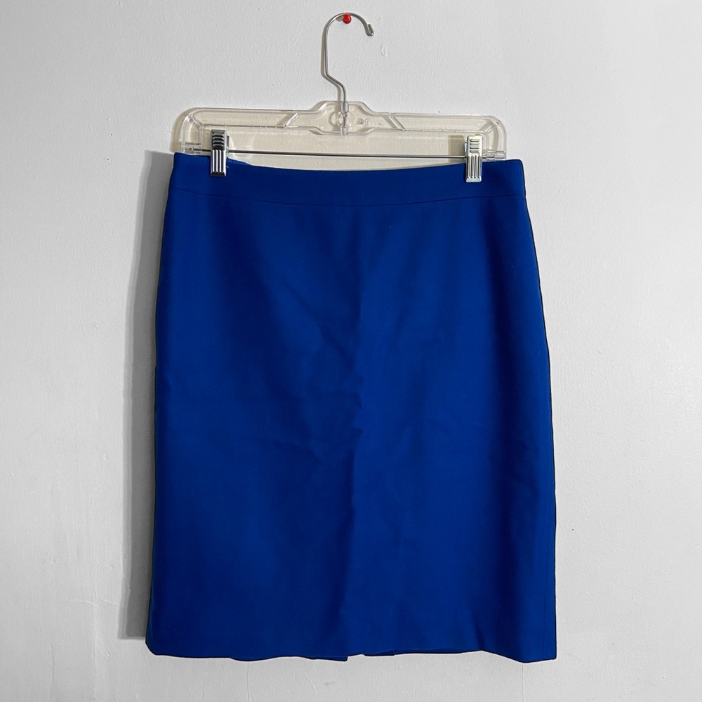 🚨 FINAL PRICE - J. Crew Royal Blue Perfect Wool Pencil Skirt